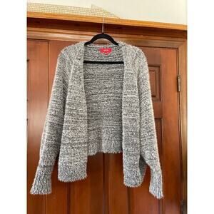 NET 153 eyelash weave cardigan sweater S/M